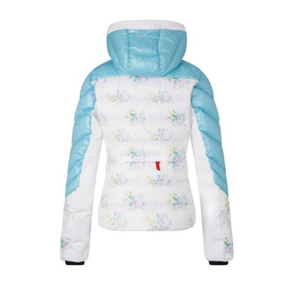 $750 BOGNER FIRE + ICE X LOVE SHACK FANCY Farina D Down SKI Jacket 10 L Floral - Picture 7 of 16